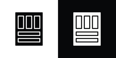 Mood board icon symbol illustration doodle design