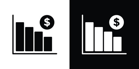 Revenue icon symbol illustration doodle design