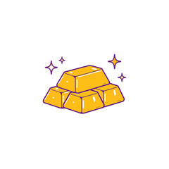 Shining Gold Bars Wealth, Prosperity, and Investment