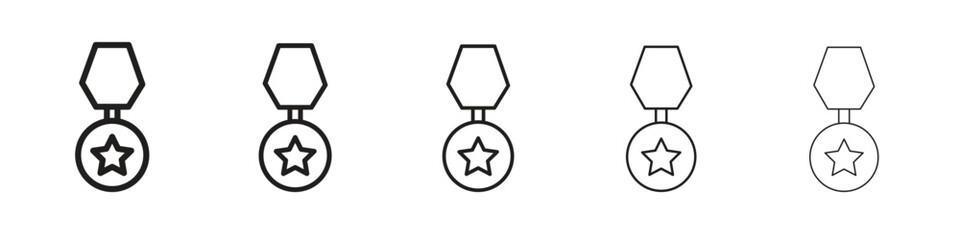 Condecoration icon design symbol collection for graphic design. EPS 10