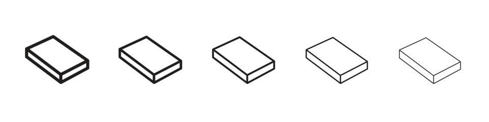 Mattress icon design symbol collection for graphic design. EPS 10