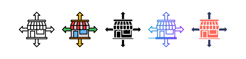 Expansion multiple icon