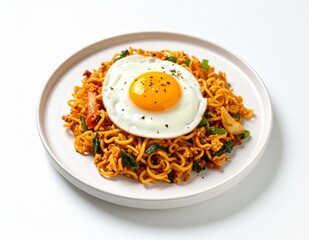 Delicious Mie Goreng with Fried Egg