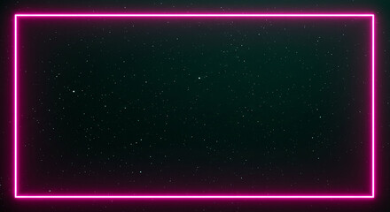 Obraz premium An electrifying portal opens to the cosmos a neon gateway beckoning to new dimensions framed in a deep space of dark