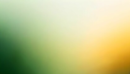 Abstract blurred background with soft transitions of green and yellow tones.