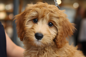 Adorable Goldendoodle Puppy