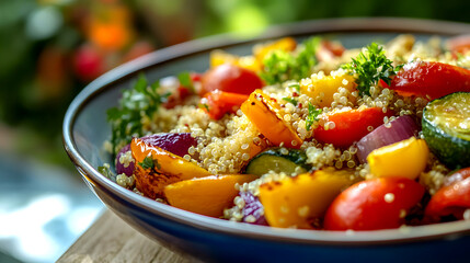 Colorful Roasted Vegetables with Quinoa