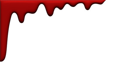 血　ホラー　垂れる　飾り　3d
