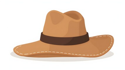 Leather Hat Vector Icon