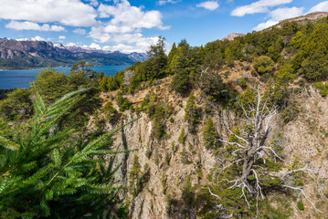 Obraz premium Villa Traful, Neuquen, Andean Patagonia, Argentina.