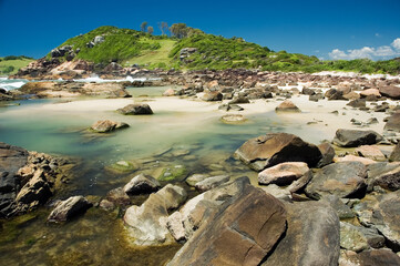 Brazilian Beach Green Sea Blue Sky
