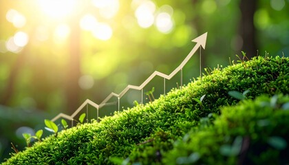 Curved Graph on Mossy Hill