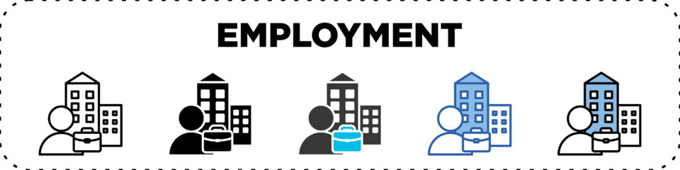 Employment Icon Pack Line Glyph