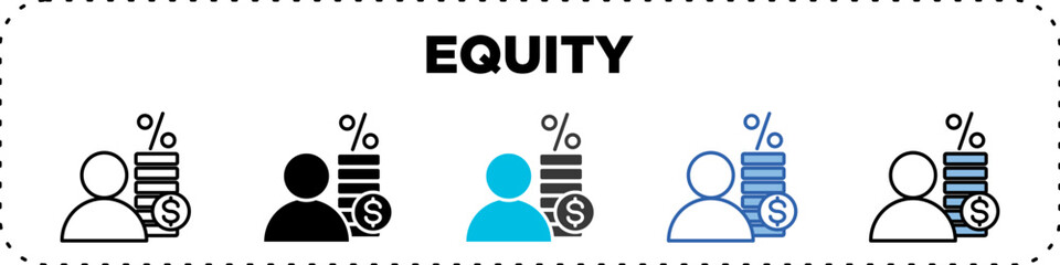 Equity Icon Pack Line Glyph