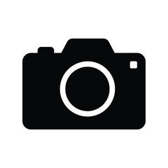 Digital Camera Silhouette Vector - Photography Equipment Icon