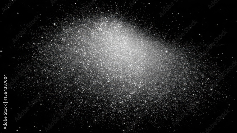 Poster a grayscale abstract design with a radiating effect.