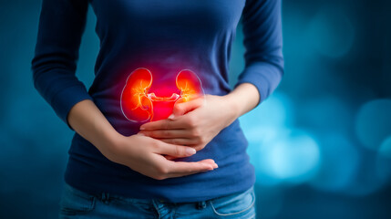 Medical concept of urinary infection