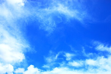 コピースペースのある青空