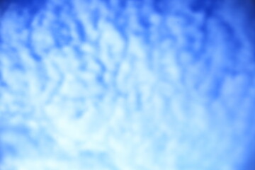 青空と白い雲をぼかした背景素材