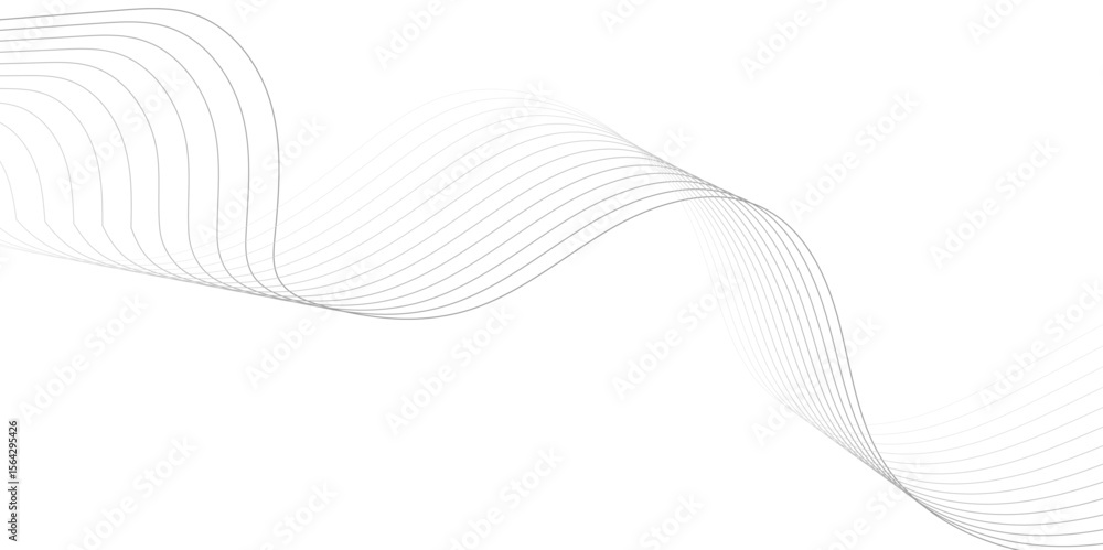 Fototapete modern striped brown soft line white gray wavey curve line minimal concept creativity elegant graphi