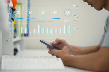Data Analysis and Technology Interaction with Mobile Device Display