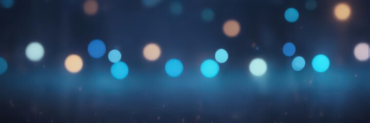 Abstract blue glow, bokeh lights, ethereal, dreamy background, cosmic, sparkle
