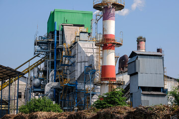 One of the old Dutch East Indies colonial sugar mills that is still operating today in Rendeng...