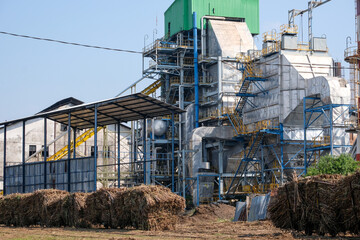 One of the old Dutch East Indies colonial sugar mills that is still operating today in Rendeng...
