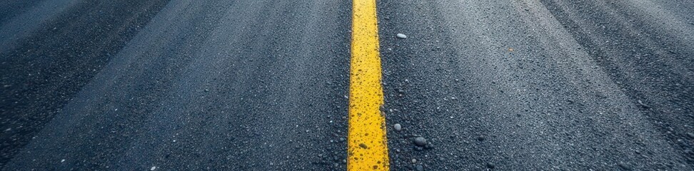 Fototapeta premium Rough gray asphalt road surface, showing texture and cracks, gray, street, texture background