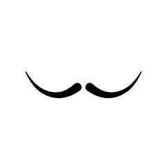 Mustache Icon Vector Illustration