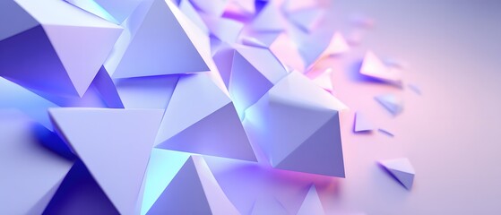 Abstract creative three-dimensional background