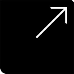External Link Icon, New Tab URL Symbol Vector Stock Illustration, Solid Icon Style Design.