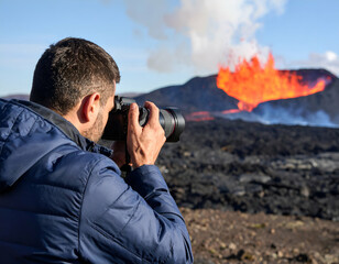 Capturing the Ephemeral Beauty A Photographer's Quest for the Perfect Lava Shot