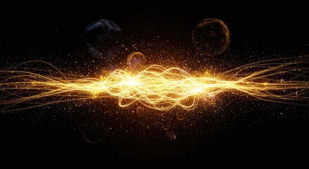 Abstract energy waves