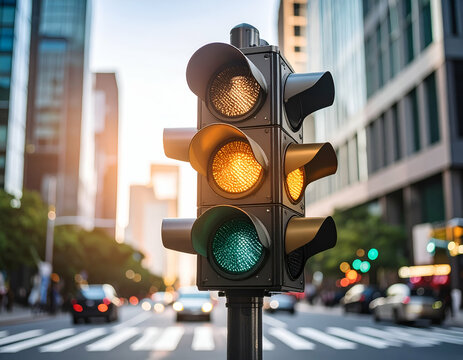 City Intersection Chaos A Traffic Light's Inner Thoughts