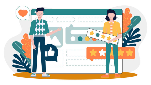 Online reviews and feedback from happy customers suitable for websites, social media, marketing materials, customer testimonials, online reputation management.