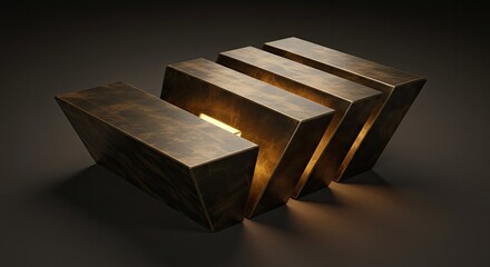 Abstract Geometric Light Object