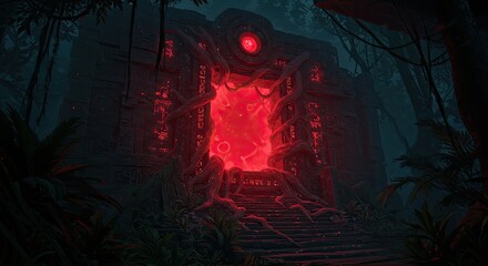 Ancient Portal in Jungle