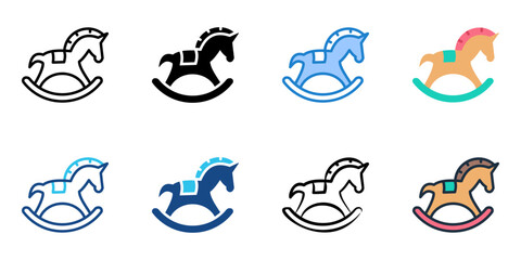 Toys icon set multiple style collection 
