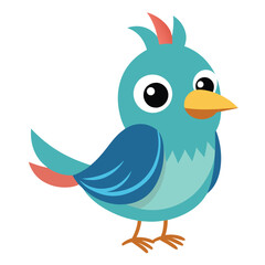 cute beautiful bird vector file 