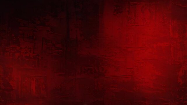 A dark red grunge texture background features a rough wall pattern with a vintage and abstract design
