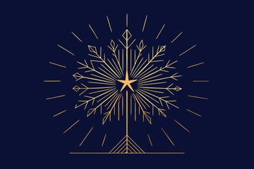 vector illustration of a fireworks