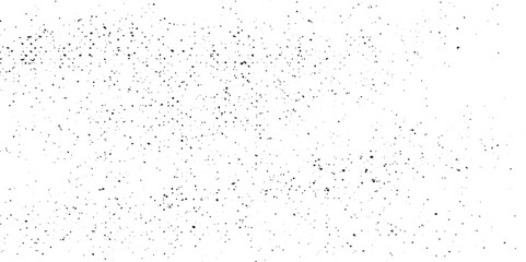 Dirty or dust film grain speck grit grunge overlay on white background grain noise particles. of grunge wall design. Dirty eroded vintage background Vector illustration.