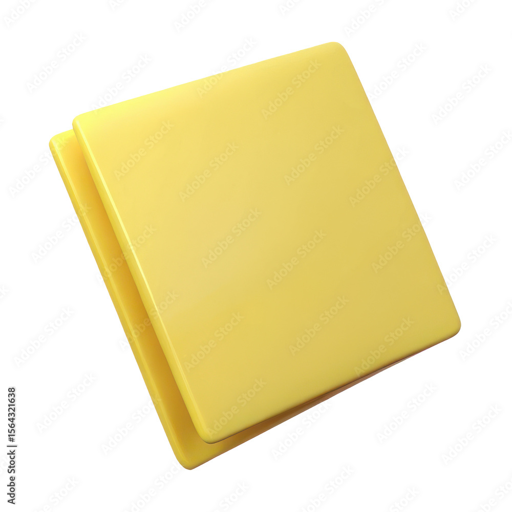 Poster yellow square object graphic design element for presentation background and creative projects use ca