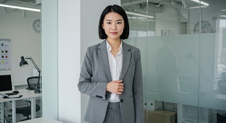 Confident businesswoman in office