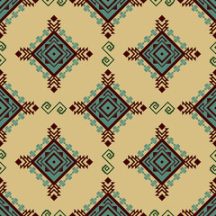 Geometric Tribal Rug Design with Southwestern and Bohemian Influences