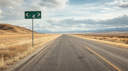 Roadside signs are located on roads far from communities.