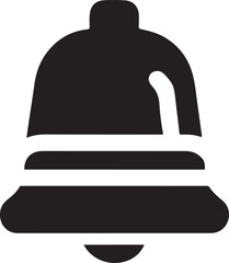 Liberty Bell Icon, minimal line icon, American symbol of independence, national freedom, editable outline for history or heritage projects