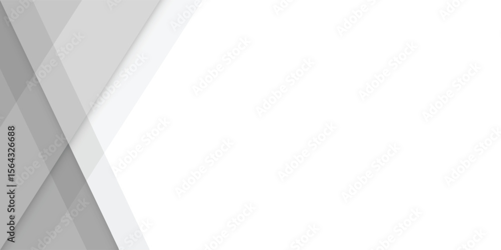 Poster abstract modern gray stripe geometric overlay shape banner for presentation background