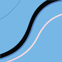 Abstract background with flowing lines.